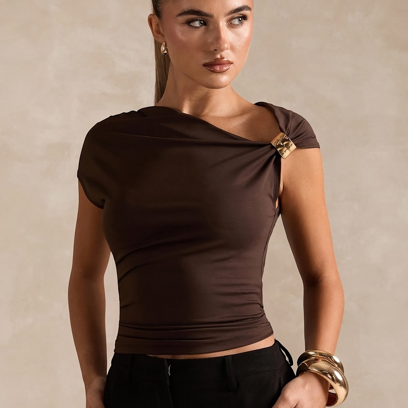 Élise Essential Sculpt Top White